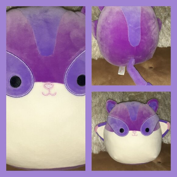 SQUISHMALLOW 11" JOY THE PURPLE SUGAR GLIDER~PLUSH KELLY TOY - Picture 1 of 1